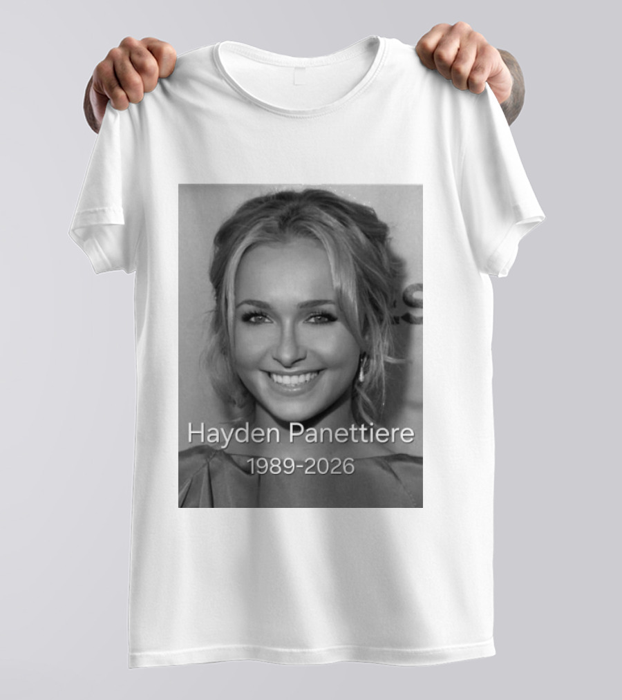 Rip Hayden Panettiere 1989 2026 T-Shirt