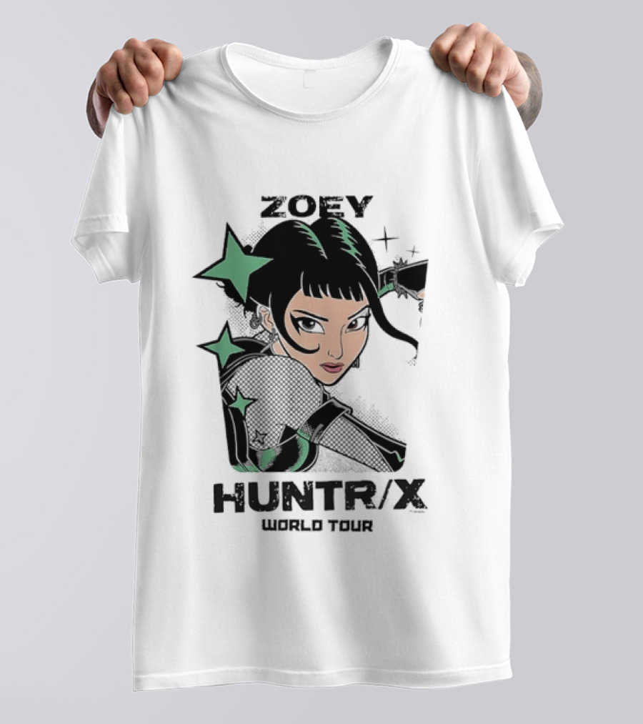 Zoey Huntr X World Tour Concert Music Artist Stars T-Shirt