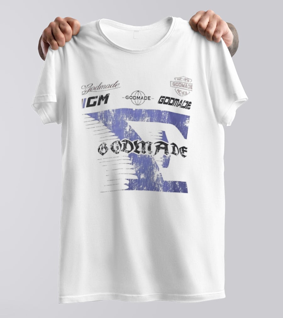 Godmade GM Worldwide Riches Premium Streetwear Distressed T-Shirt