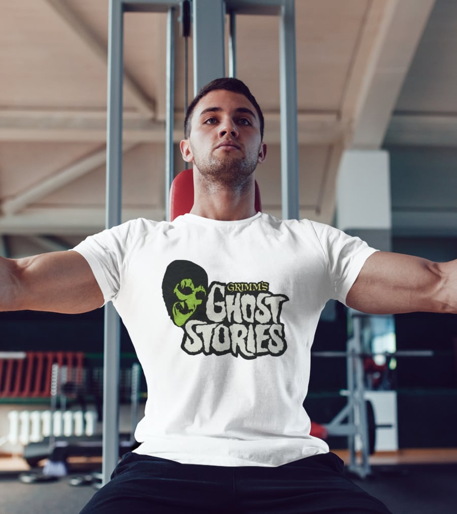Grimm's Ghost Stories Spooky Horror Green Face T-Shirt
