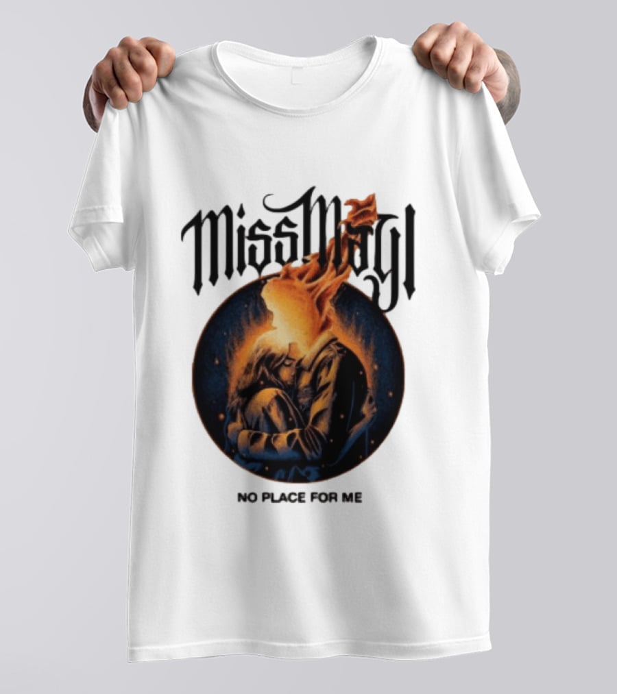 Miss May I No Place For Me Solid State Records Store White Black Ringer T-Shirt