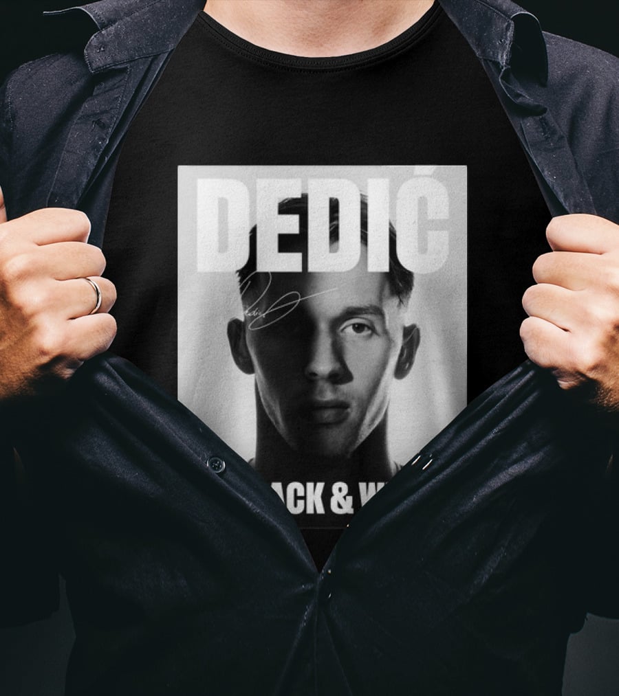 Dedić In Black & White Monochrome T-Shirt