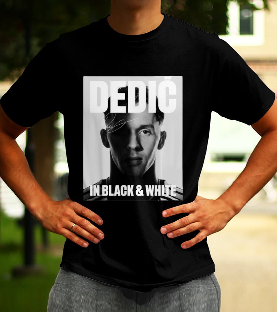 Dedić In Black & White Monochrome T-Shirt