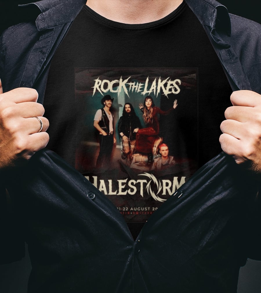 Rock The Lakes Halestorm 20 21 22 August 2027 Cudrefin Switzerland T-Shirt