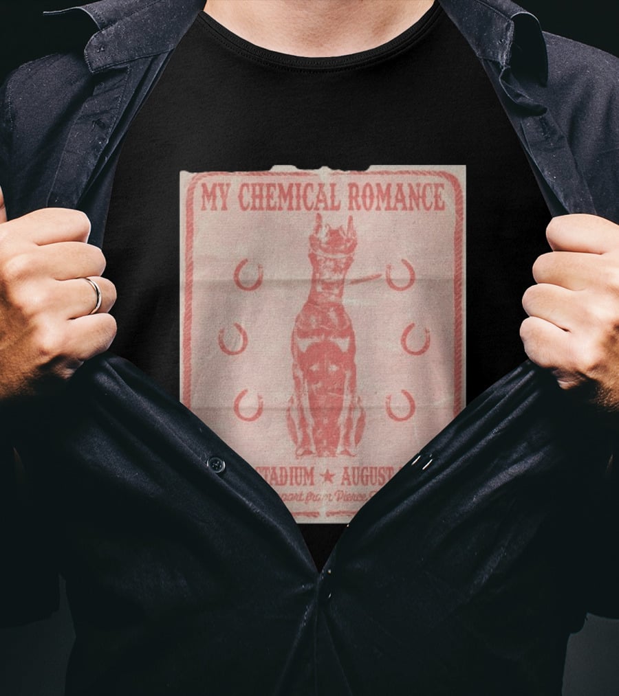My Chemical Romance Nissan Stadium August 13 2026 With Support From Pierce The Veil T-Shirt