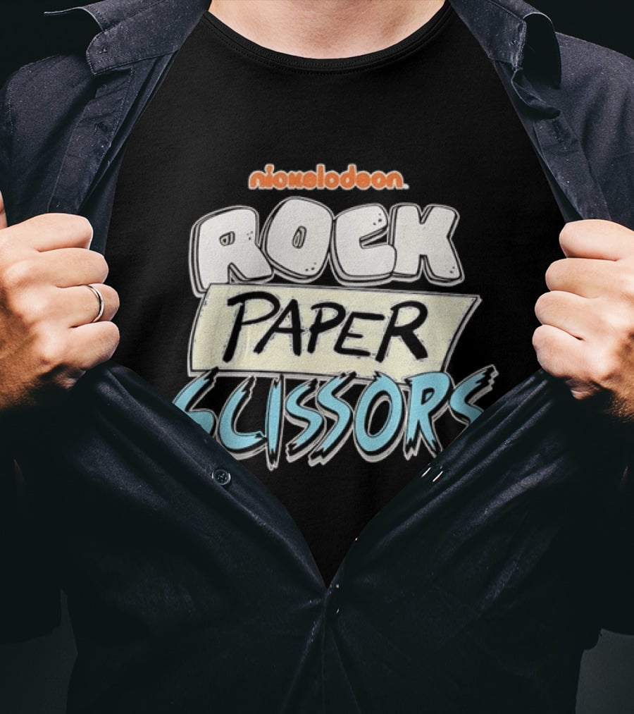 Nickelodeon Rock Paper Scissors Series Animation T-Shirt