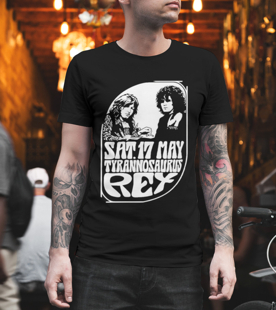 Sat 17 May Tyrannosaurus Rex Concert Original Trent Crimms Mothers Erdington T-Shirt
