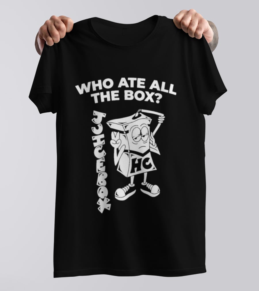Who Ate All The Box Hockey Character HC Blocky T-Shirt