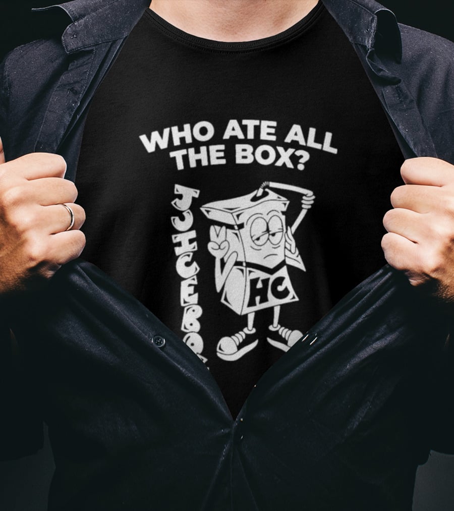 Who Ate All The Box Hockey Character HC Blocky T-Shirt