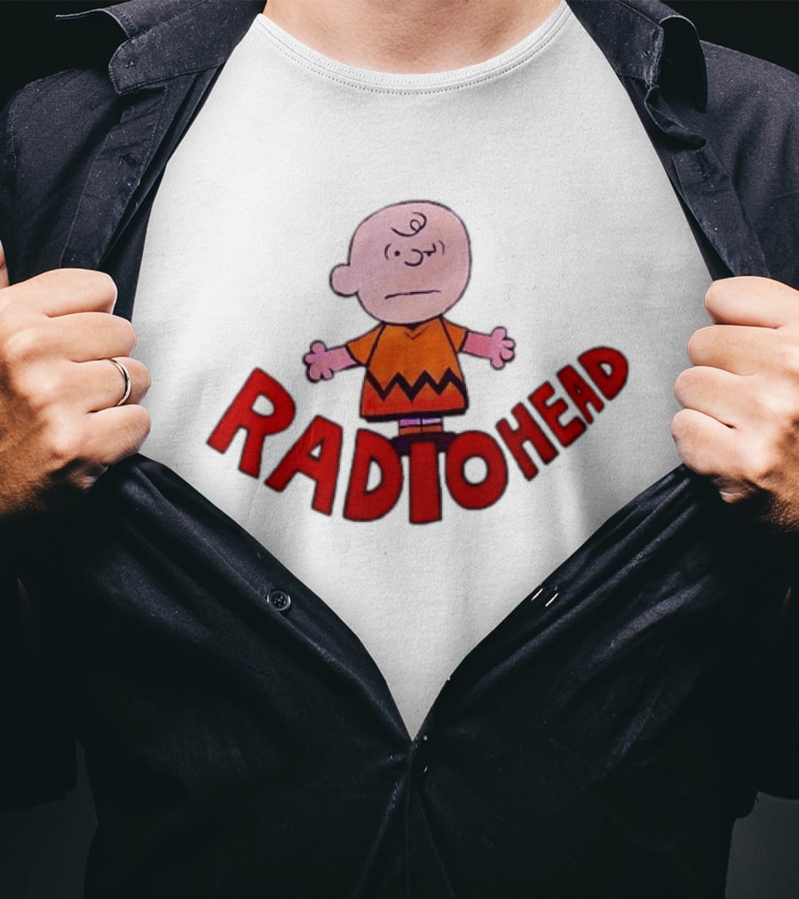 Charlie Brown Radiohead Peanuts Alternative Rock Mashup T-Shirt