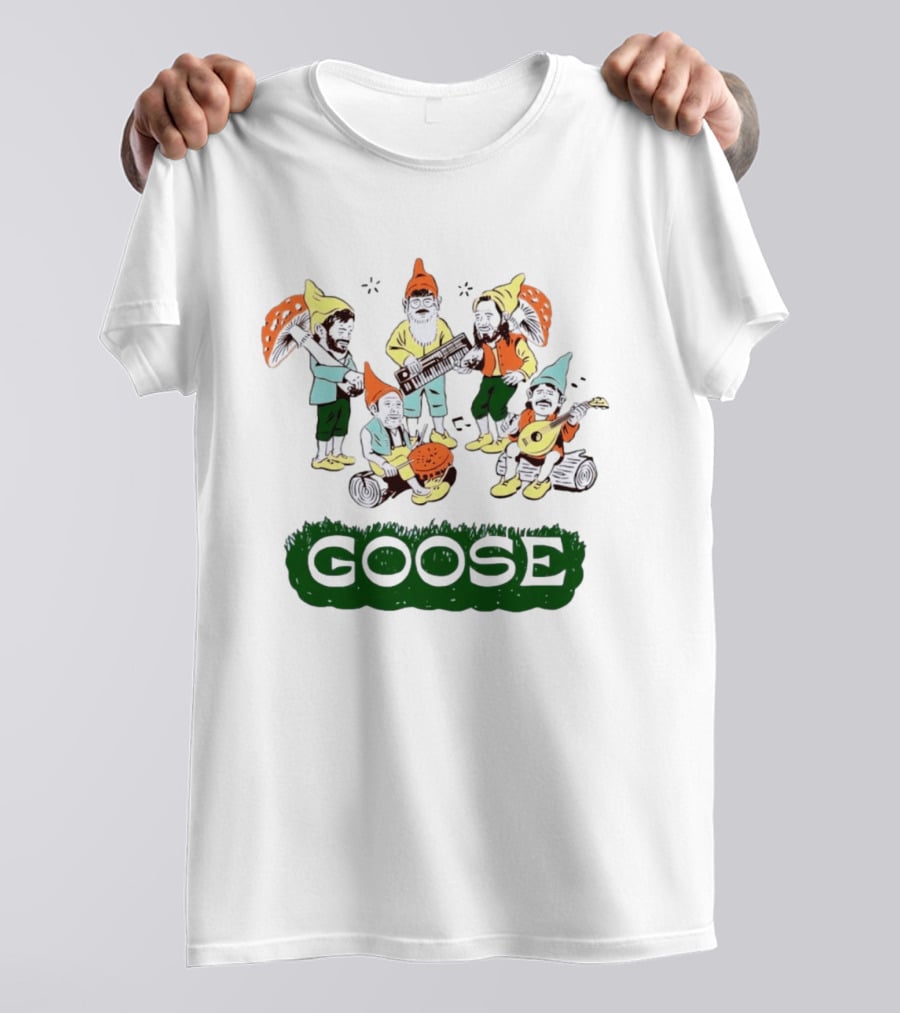 Goose Band Garden Gnome Music Festival Indie Rock T-Shirt