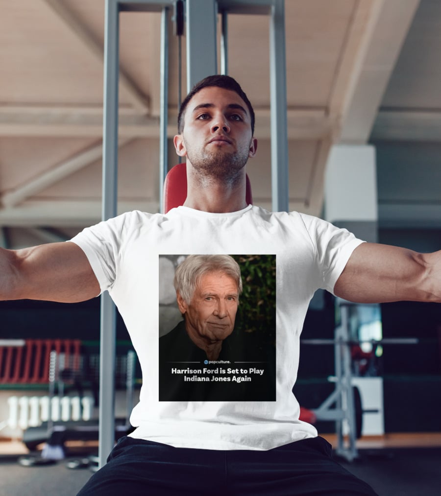 Harrison Ford Indiana Jones Return Announcement Popculture Update T-Shirt