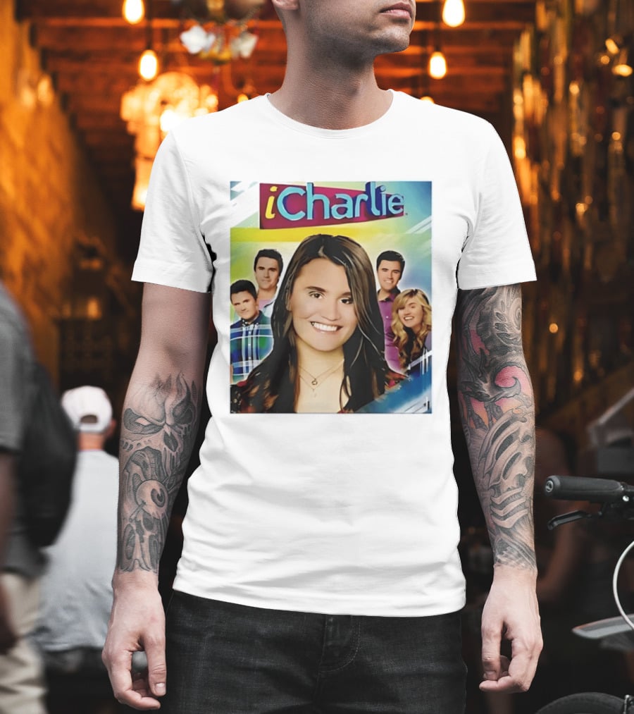 ICharlie Pop Culture Cast Television Show Iconic Faces T-Shirt