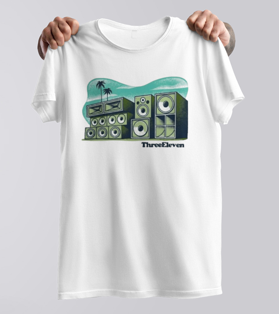 Three Eleven 311 Band Palm Trees Speakers Raglan T-Shirt