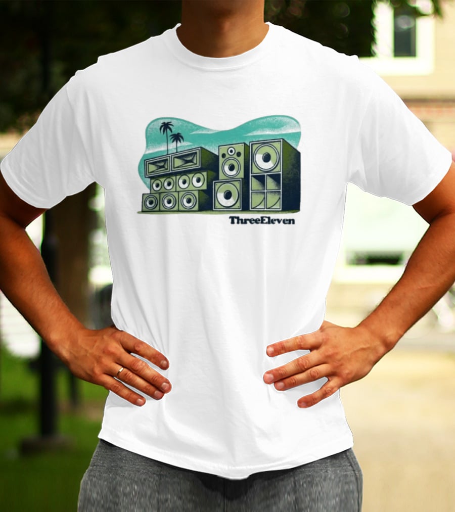 Three Eleven 311 Band Palm Trees Speakers Raglan T-Shirt