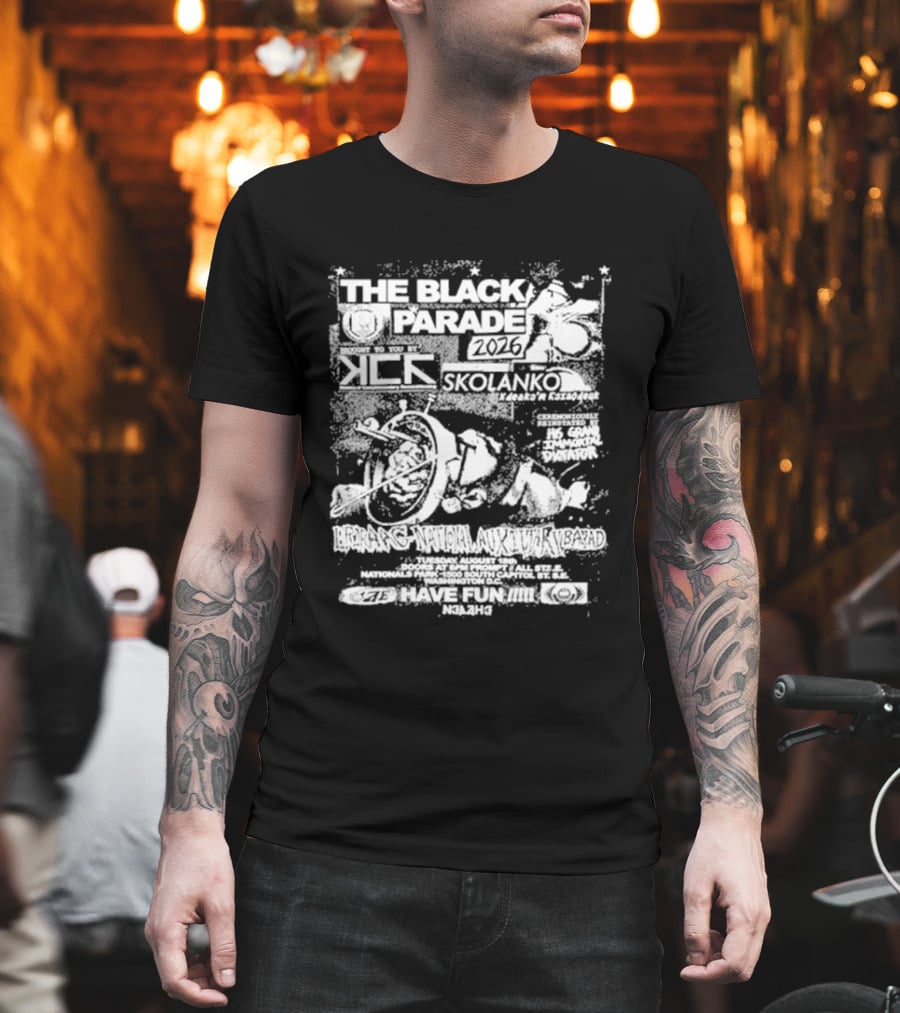 The Black Parade Nationals Park Washington DC 08.18.2026 My Chemical Romance Skolanko T-Shirt
