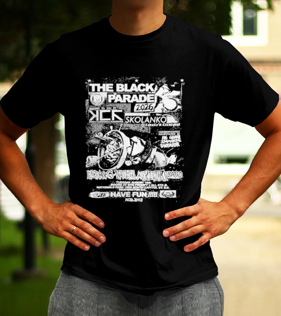 The Black Parade Nationals Park Washington DC 08.18.2026 My Chemical Romance Skolanko T-Shirt