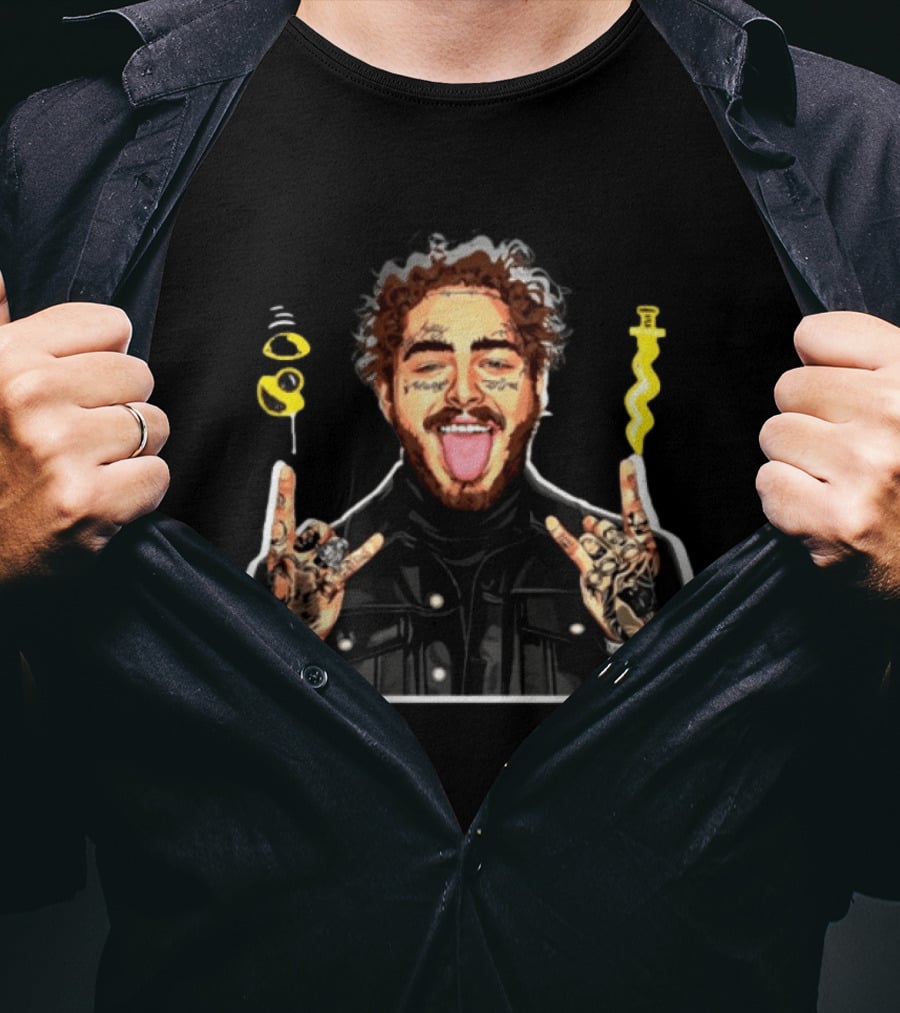 Nomad Clothing Store Sunflower Acid Wash Oversized Iconic Musician Fan T-Shirt