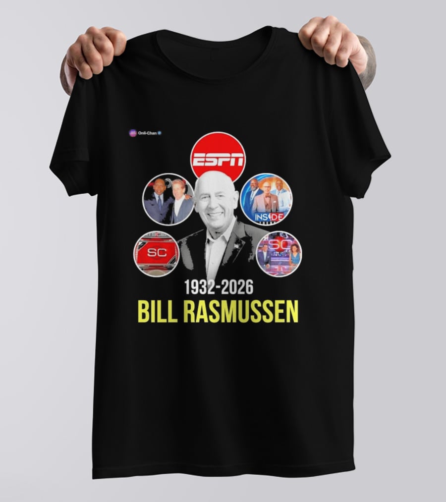 ESPN Bill Rasmussen 1932 2026 SC Inside Sports T-Shirt