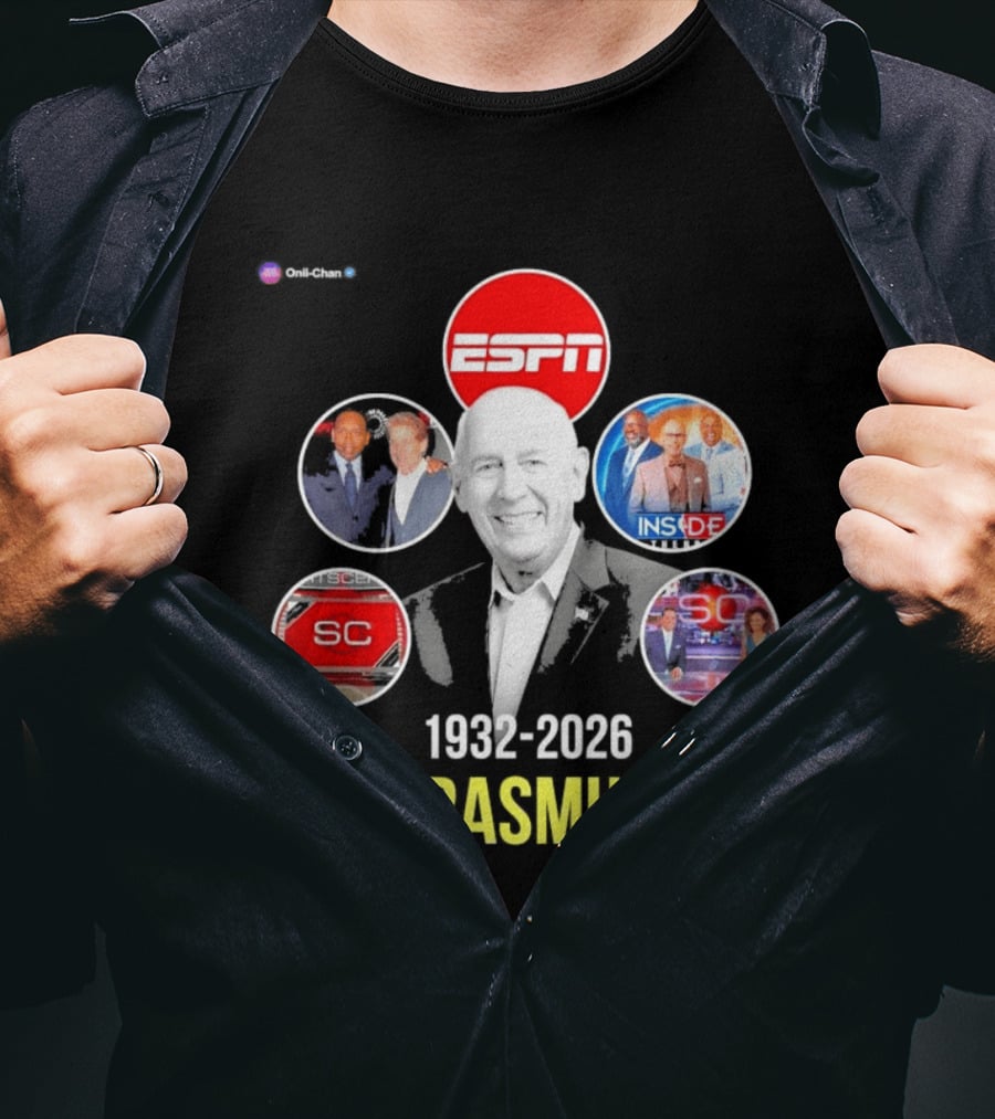 ESPN Bill Rasmussen 1932 2026 SC Inside Sports T-Shirt