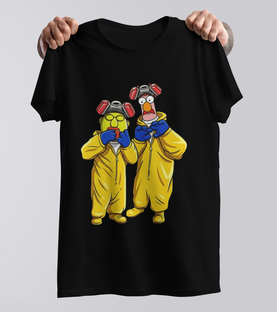 Dr Bunsen Honeydew Beaker Breaking Bad The Muppets Yellow Hazmat Suit T-Shirt