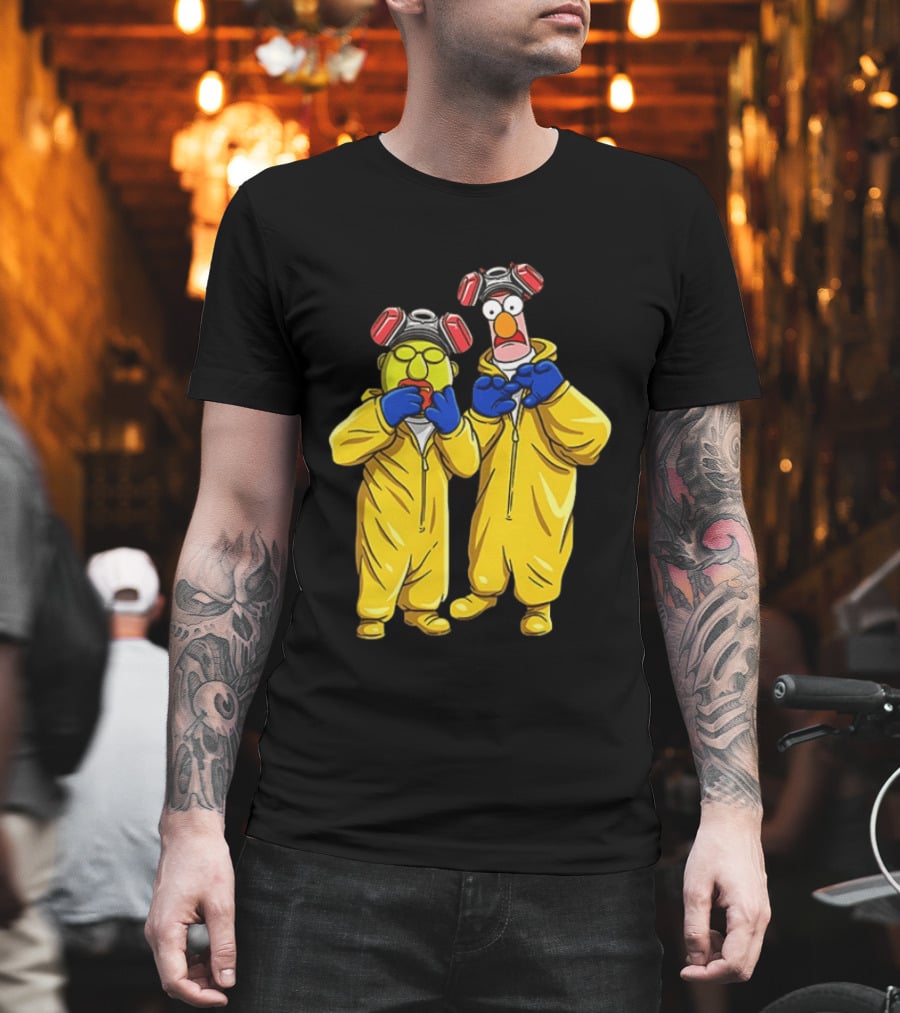 Dr Bunsen Honeydew Beaker Breaking Bad The Muppets Yellow Hazmat Suit T-Shirt
