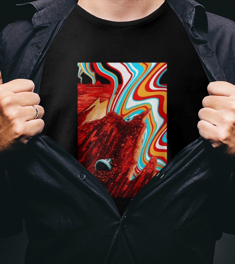 Gov't Mule Salt Lake City 2026 Psychedelic Mountain Landscape T-Shirt