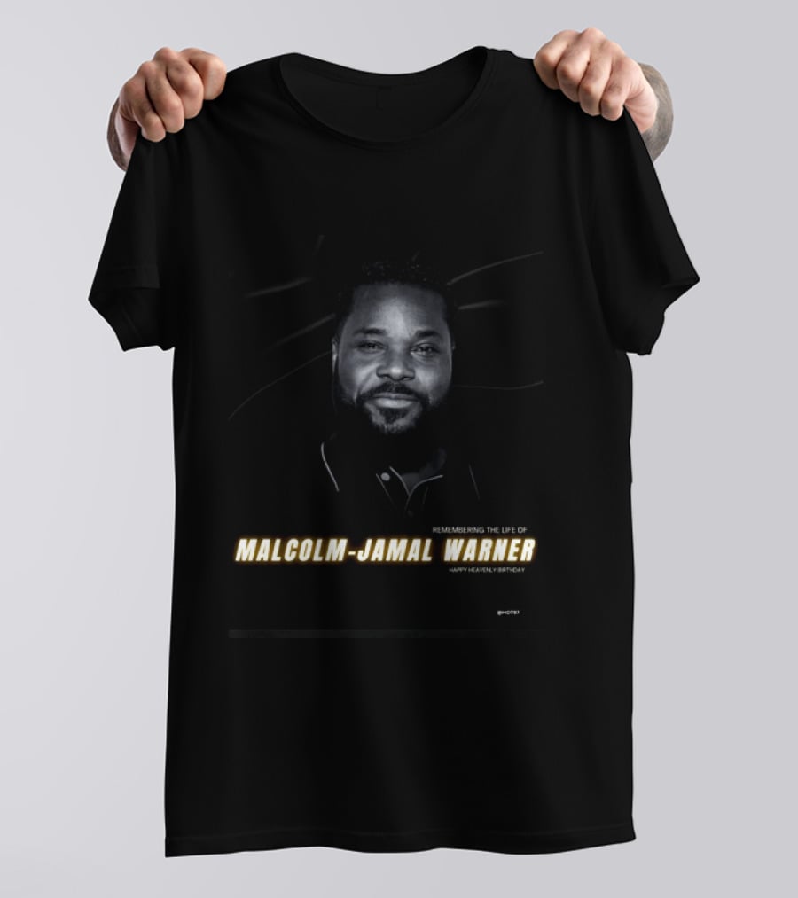 Remembering The Life Of Malcolm Jamal Warner Happy Heavenly Birthday T-Shirt