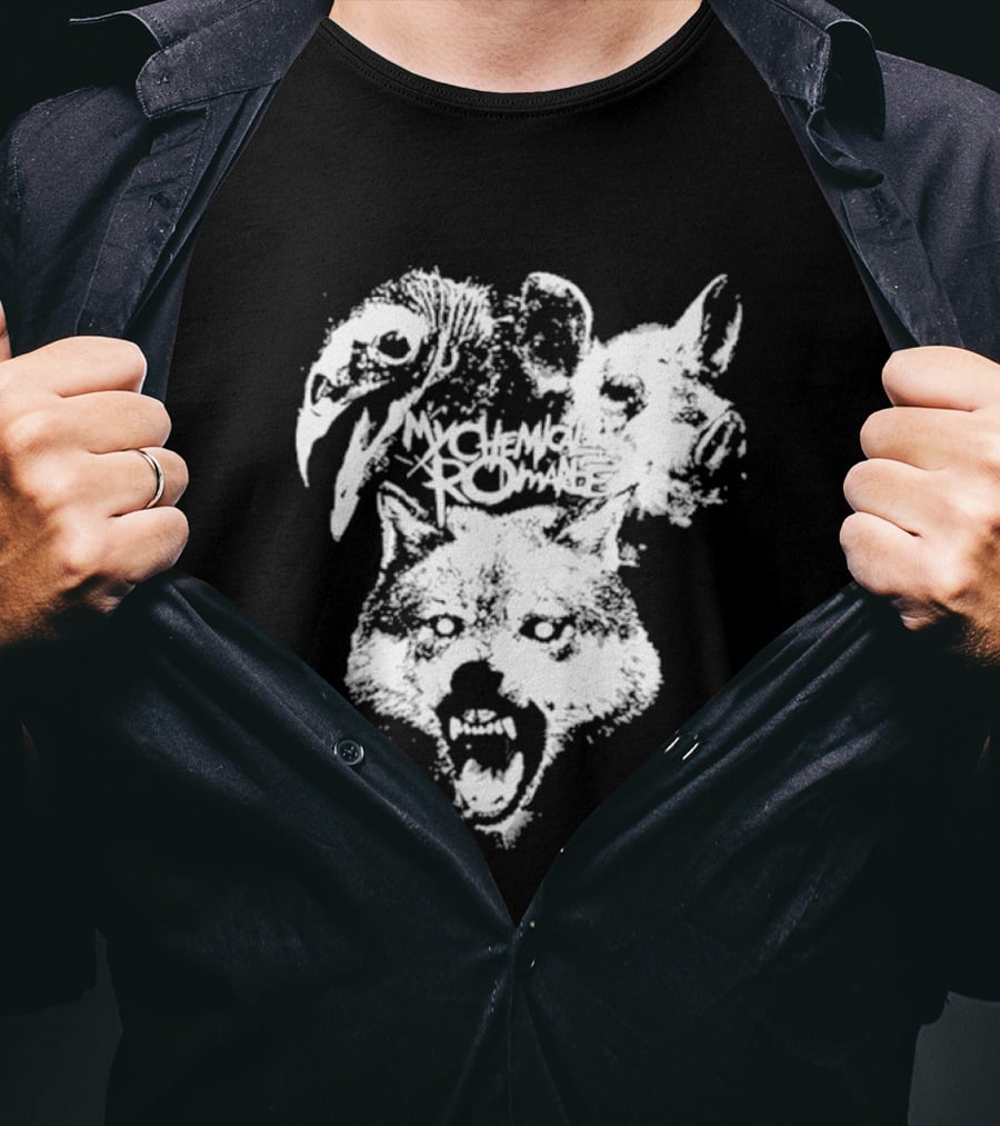 Washington DC 08.18.2026 My Chemical Romance Wolf And Birds T-Shirt