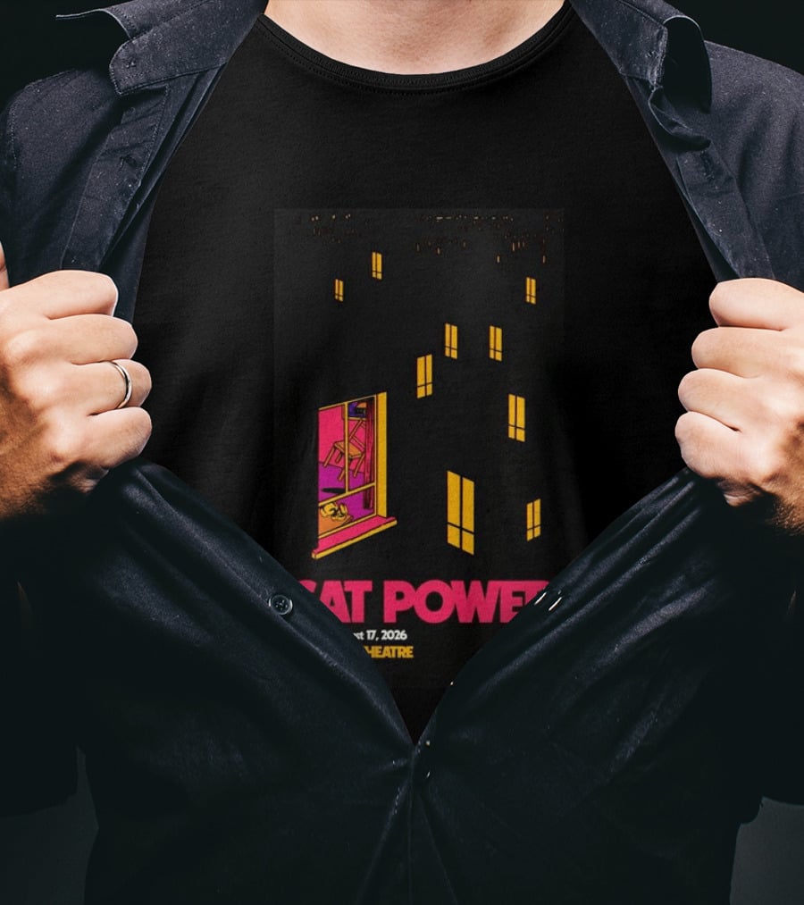 Cat Power Menlo Park August 17 2026 Guild Theatre Concert T-Shirt