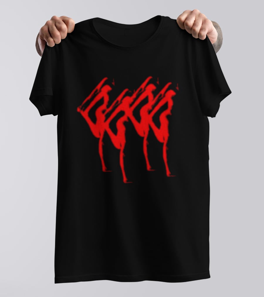 Anika Store Anika Abyss Red Abstract T-Shirt