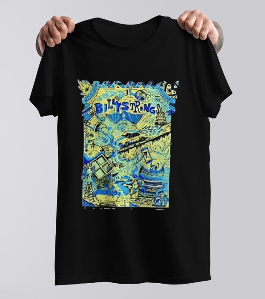 Billy Strings Charleston Coliseum 2023 West Virginia Concert Doodle T-Shirt