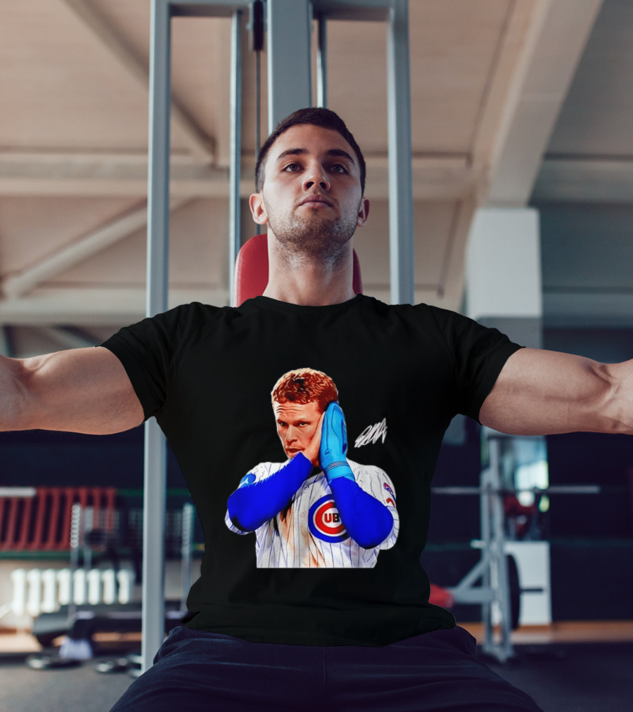 Ian Happ Chicago Cubs MLB Baseball Player With Cubs T-Shirt