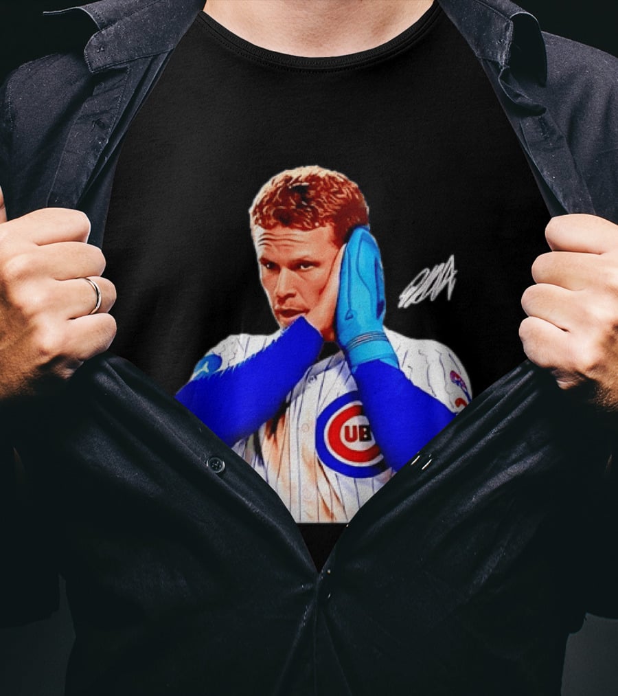 Ian Happ Chicago Cubs MLB Baseball Player With Cubs T-Shirt