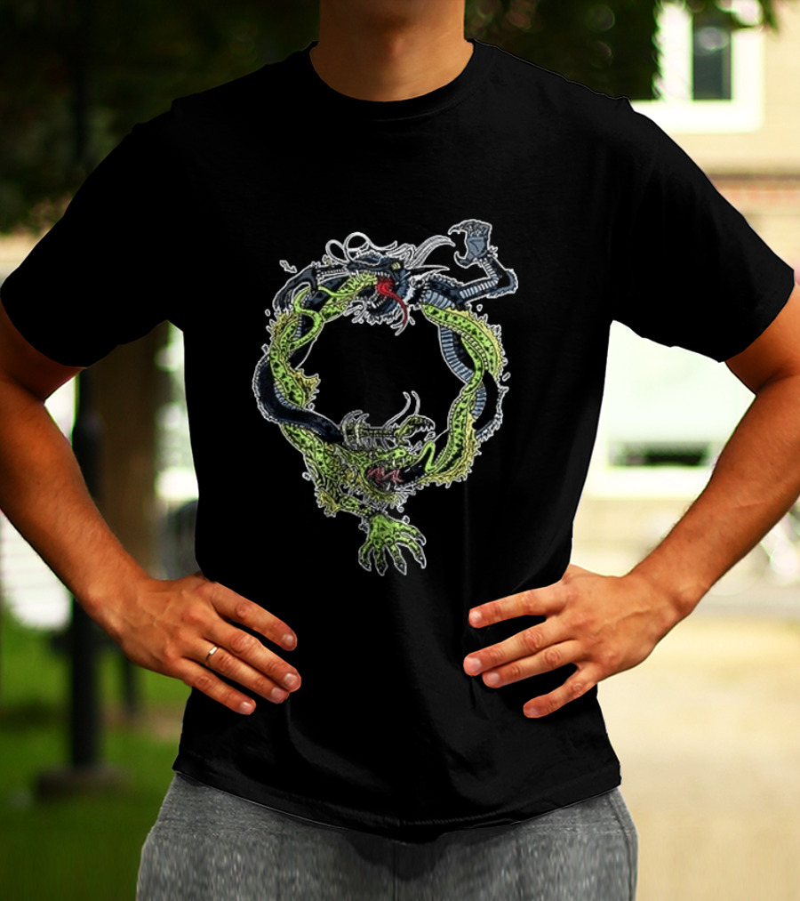 Falxo Tour 2026 El Mano A Mano Del Ano Futuristic Mechanical Dragon Battle T-Shirt