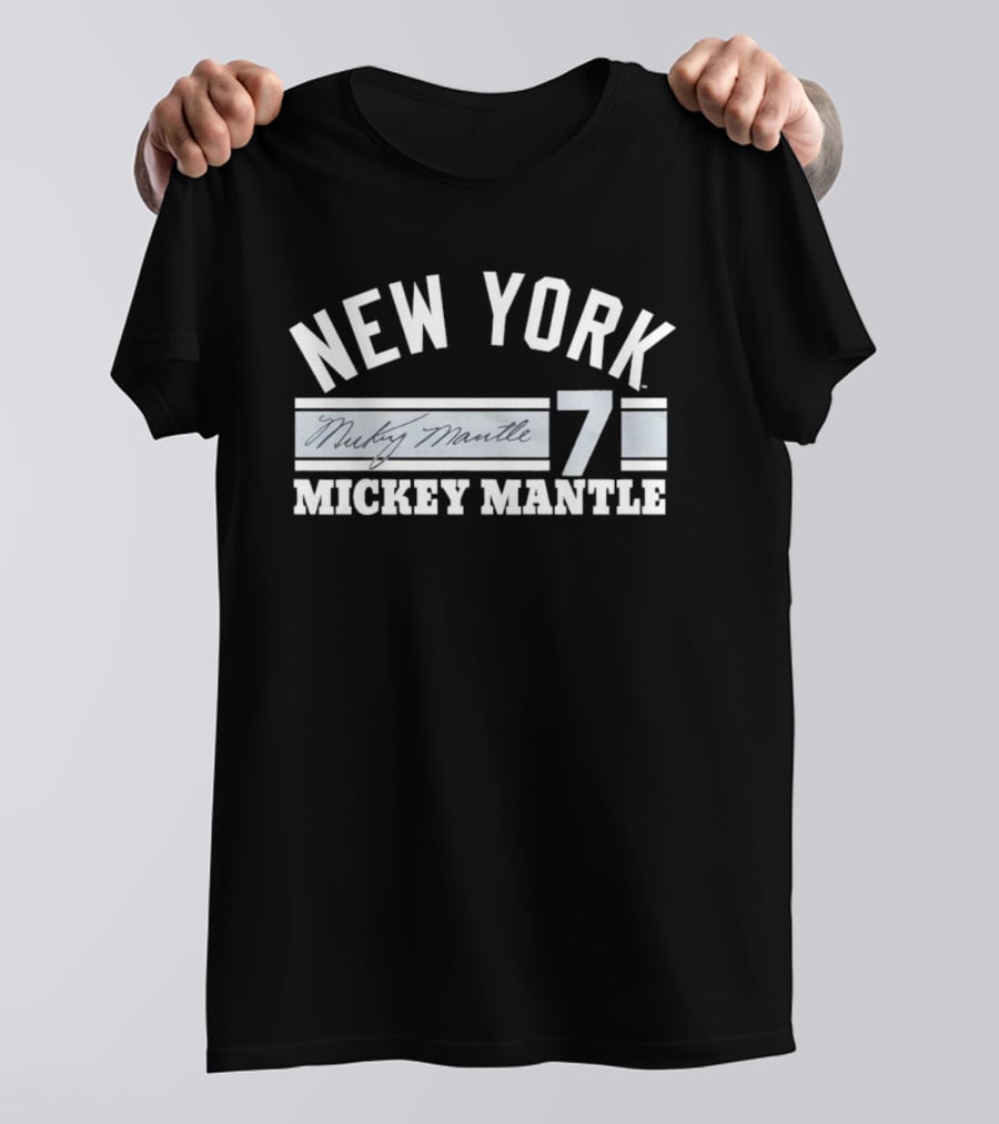 New York Yankees Mickey Mantle 7 MLB Legend T-Shirt