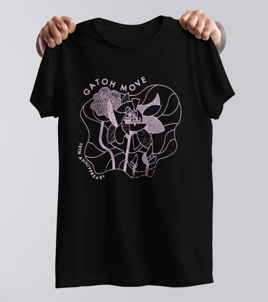 Gatoh Move 10th Anniversary Floral T-Shirt