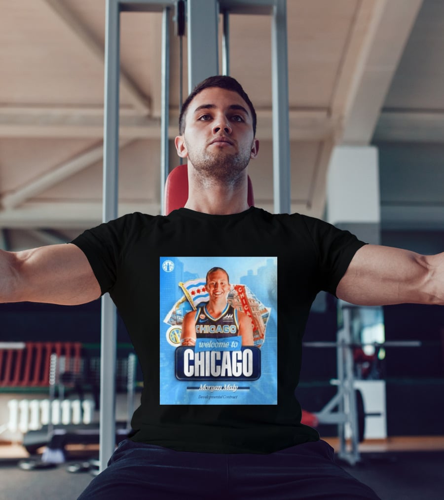 Welcome To Chicago Morgan Maly Developmental Contract Basketball Jersey T-Shirt