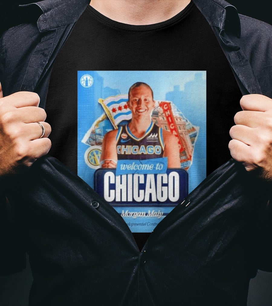Welcome To Chicago Morgan Maly Developmental Contract Basketball Jersey T-Shirt
