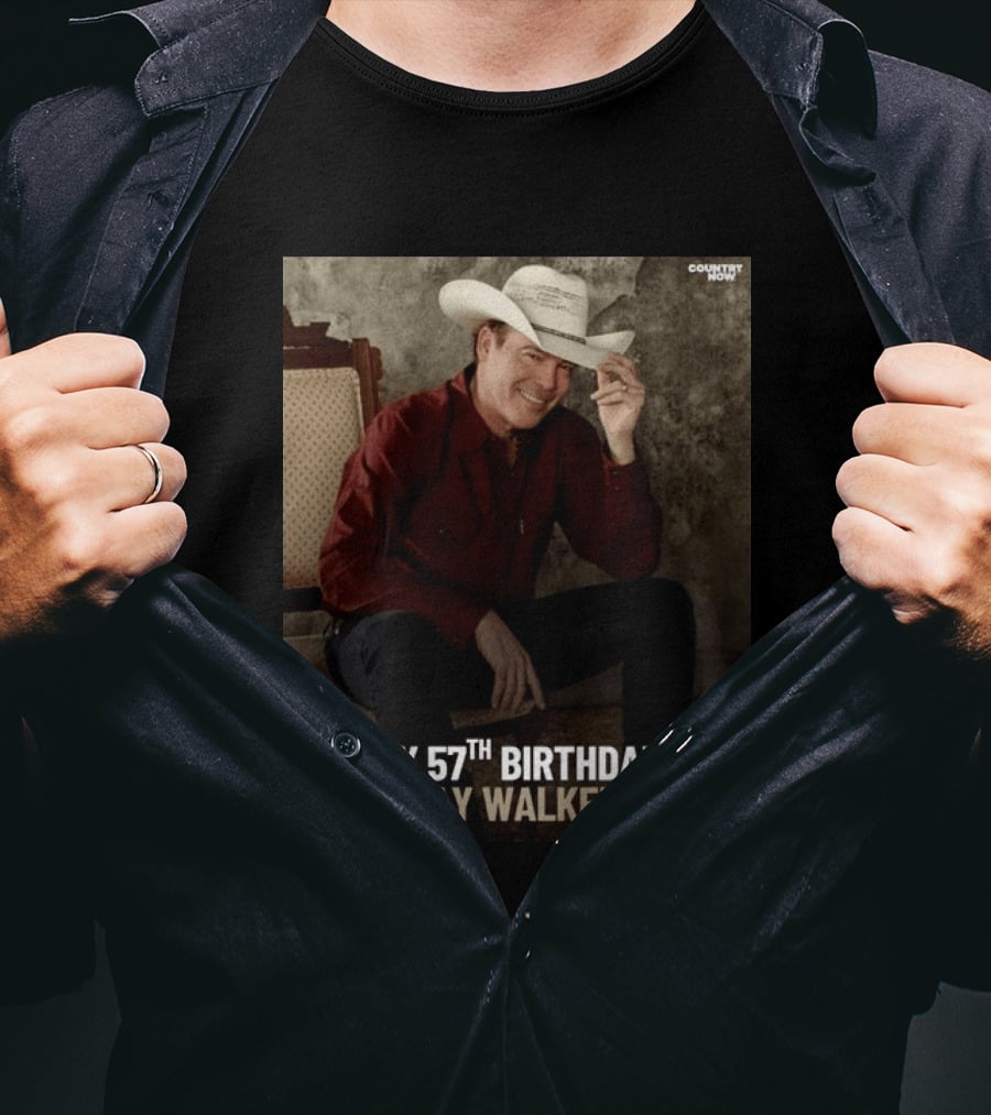 Clay Walker Celebrates Turning 57 In Classic Country T-Shirt