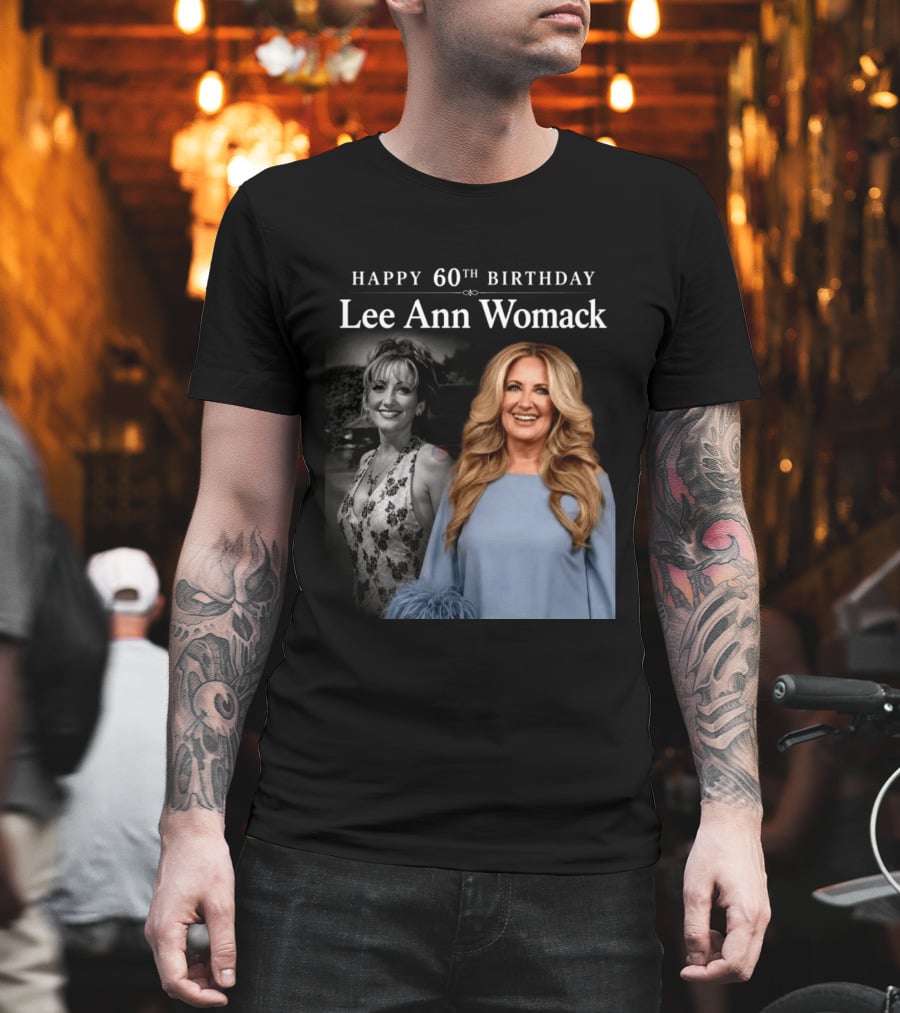Happy 60th Birthday Lee Ann Womack Celebration T-Shirt