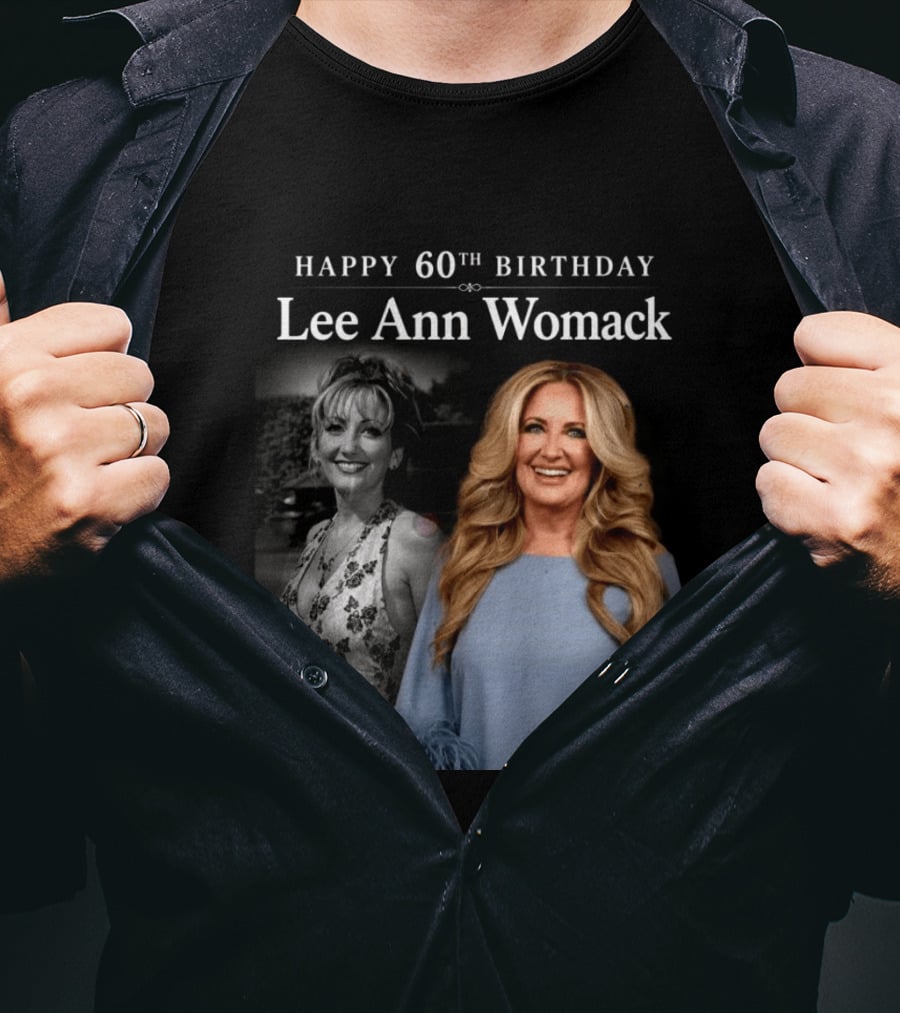 Happy 60th Birthday Lee Ann Womack Celebration T-Shirt