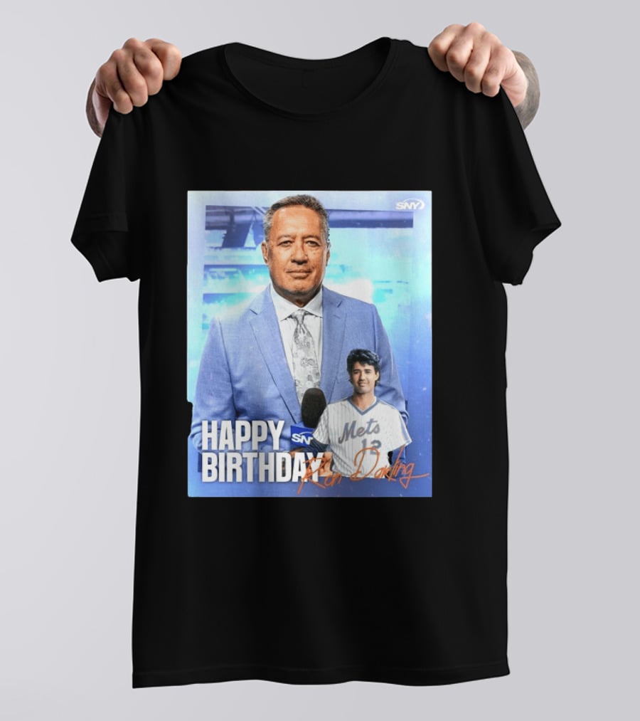 Happy Birthday Ron Darling SNY Mets Celebration T-Shirt