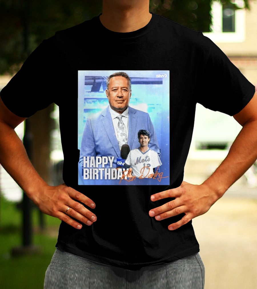 Happy Birthday Ron Darling SNY Mets Celebration T-Shirt