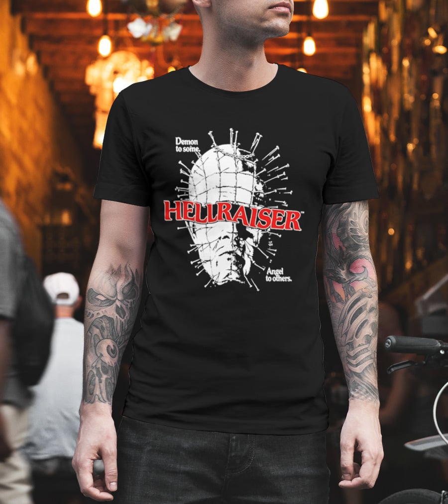 Hellraiser Pinhead Demon To Some Angel To Others T-Shirt