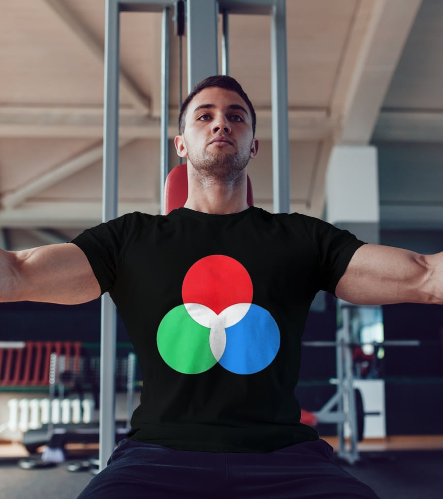 RGB Color Model Venn Diagram Red Green Blue T-Shirt