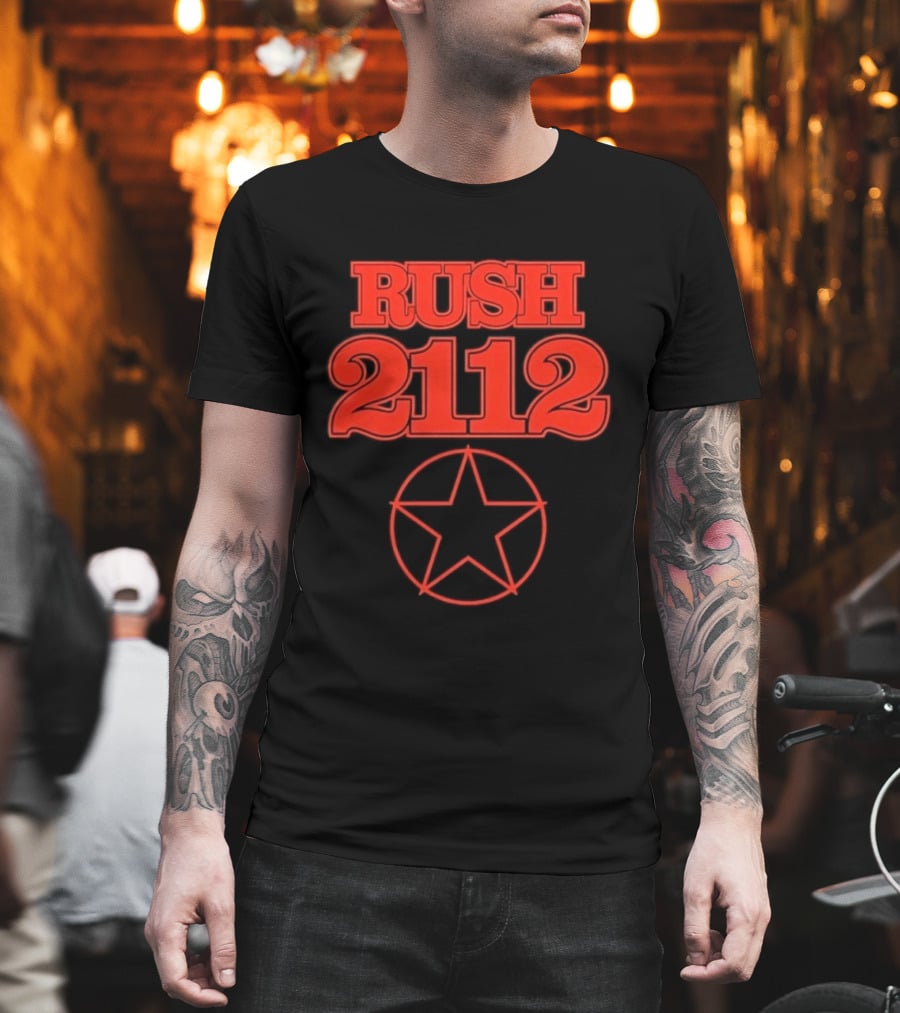 Rush 2112 Starman Iconic Progressive Rock T-Shirt