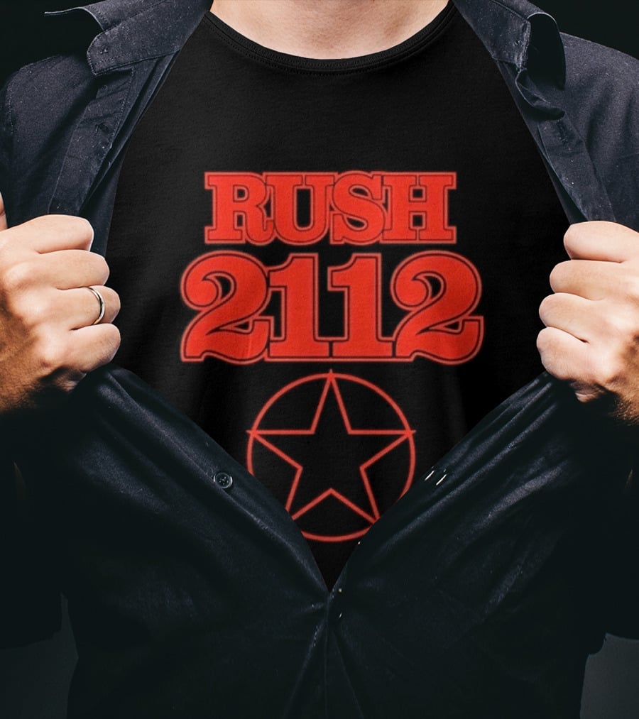 Rush 2112 Starman Iconic Progressive Rock T-Shirt