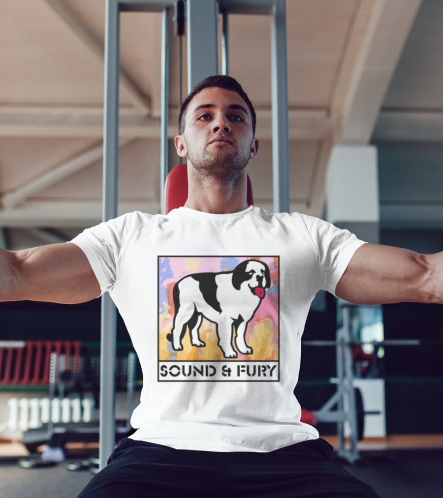 Sound And Fury Store Sound And Fury 2026 Big Dog White St Bernard T-Shirt