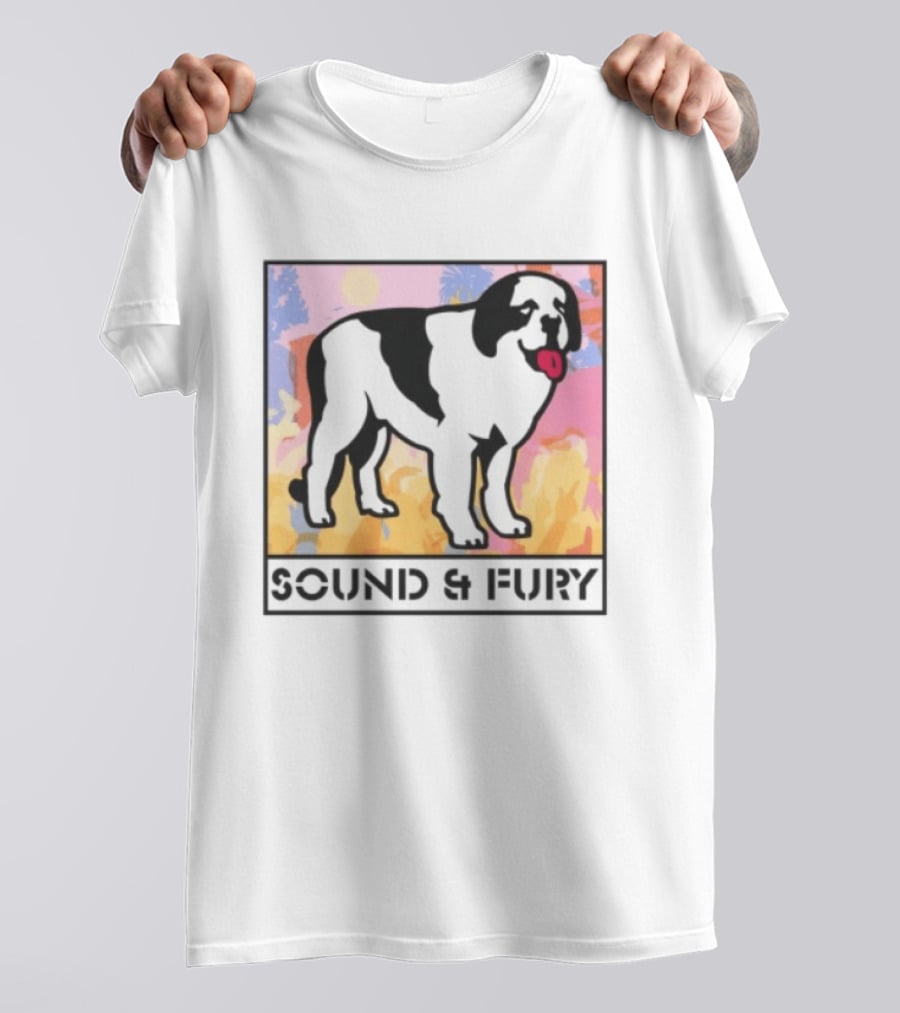 Sound And Fury Store Sound And Fury 2026 Big Dog White St Bernard T-Shirt